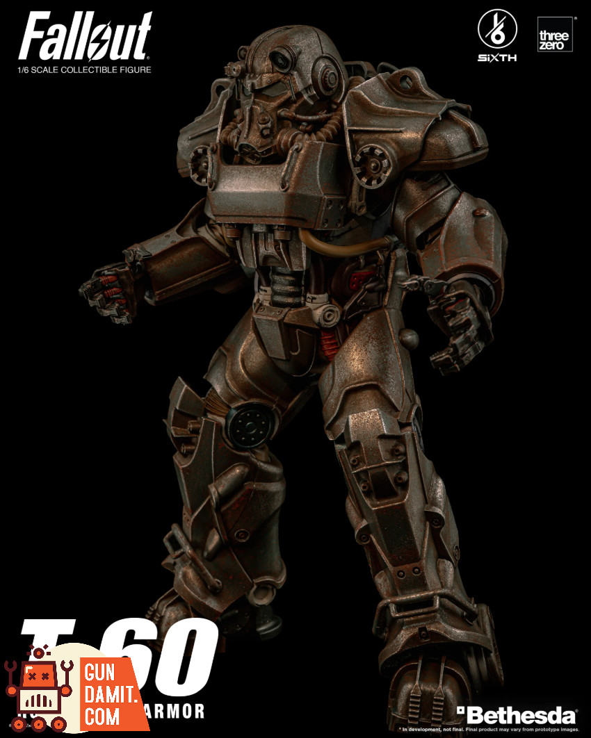 Threezero 1/6 3Z1005 Fallout T-60 Rust Power Armor - View 12 Threezero 1/6 3Z1005 Fallout T-60 Rust Power Armor - View 12