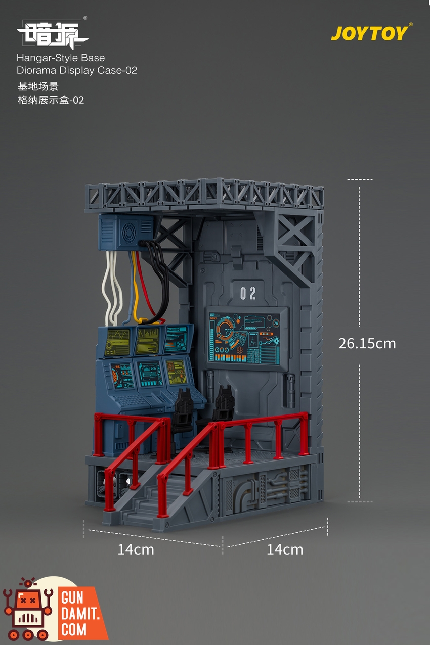 JoyToy JT04797 1/25 Dark Source Hangar-Style Base Diorama Display Case-02 - View 9 JoyToy JT04797 1/25 Dark Source Hangar-Style Base Diorama Display Case-02 - View 9
