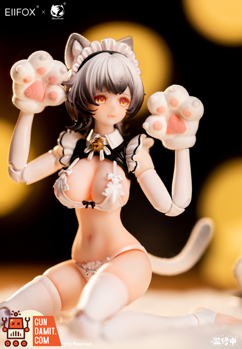 Eiifox x BearPanda 1/12 Cat Maid Pudding Standard Version - View 7 Eiifox x BearPanda 1/12 Cat Maid Pudding Standard Version - View 7