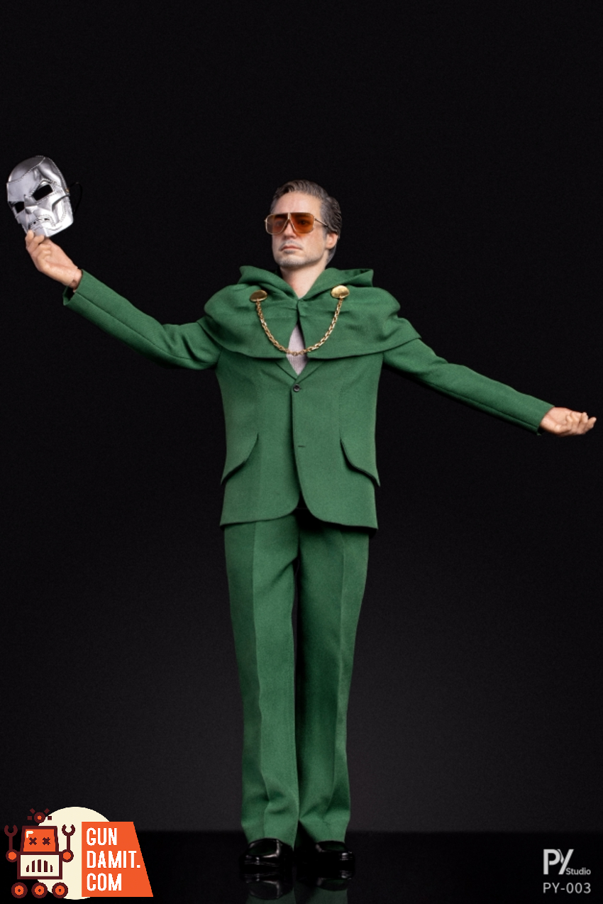 PY Studio 1/6 PY-003 Green Robe Masked Guest - View 6 PY Studio 1/6 PY-003 Green Robe Masked Guest - View 6