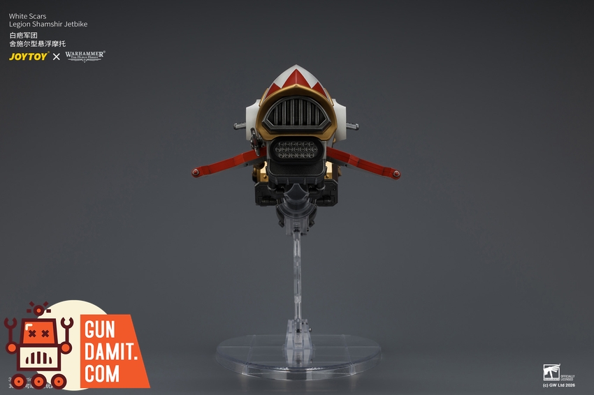 JoyToy JT04780 1/18 Warhammer The Horus Heresy White Scars Legion Shamshir Jetbike - View 9 JoyToy JT04780 1/18 Warhammer The Horus Heresy White Scars Legion Shamshir Jetbike - View 9