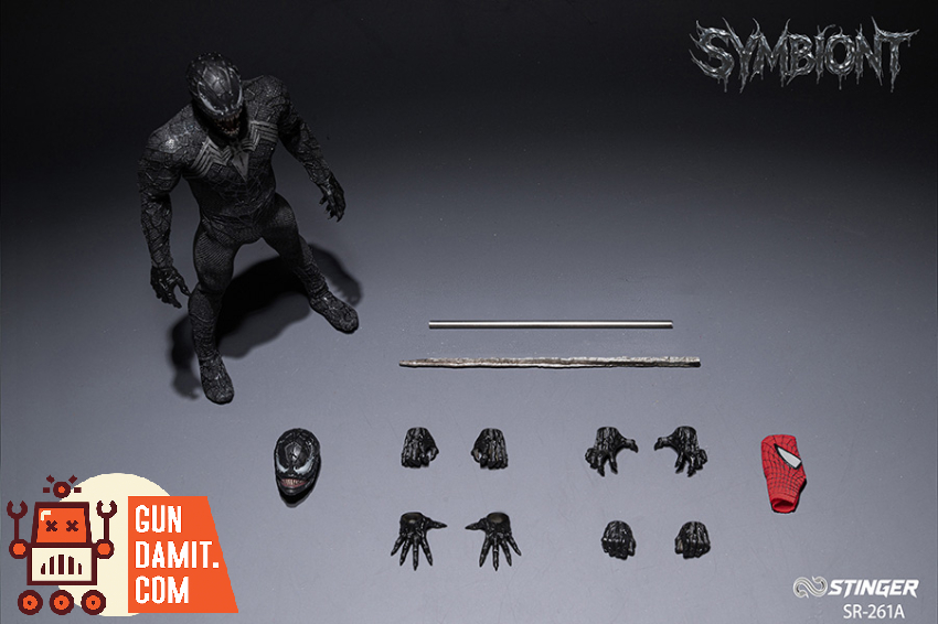Poisin Sting Studio 1/12 SR-261A Symbiote Masked Head Version - View 2 Poisin Sting Studio 1/12 SR-261A Symbiote Masked Head Version - View 2