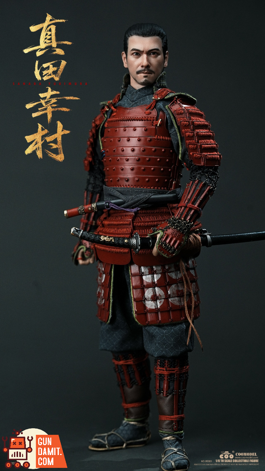 COOMODEL 1/6 RE001 Empire Era Sanada Yukimura Pure Copper Standard Ver. - View 10 COOMODEL 1/6 RE001 Empire Era Sanada Yukimura Pure Copper Standard Ver. - View 10