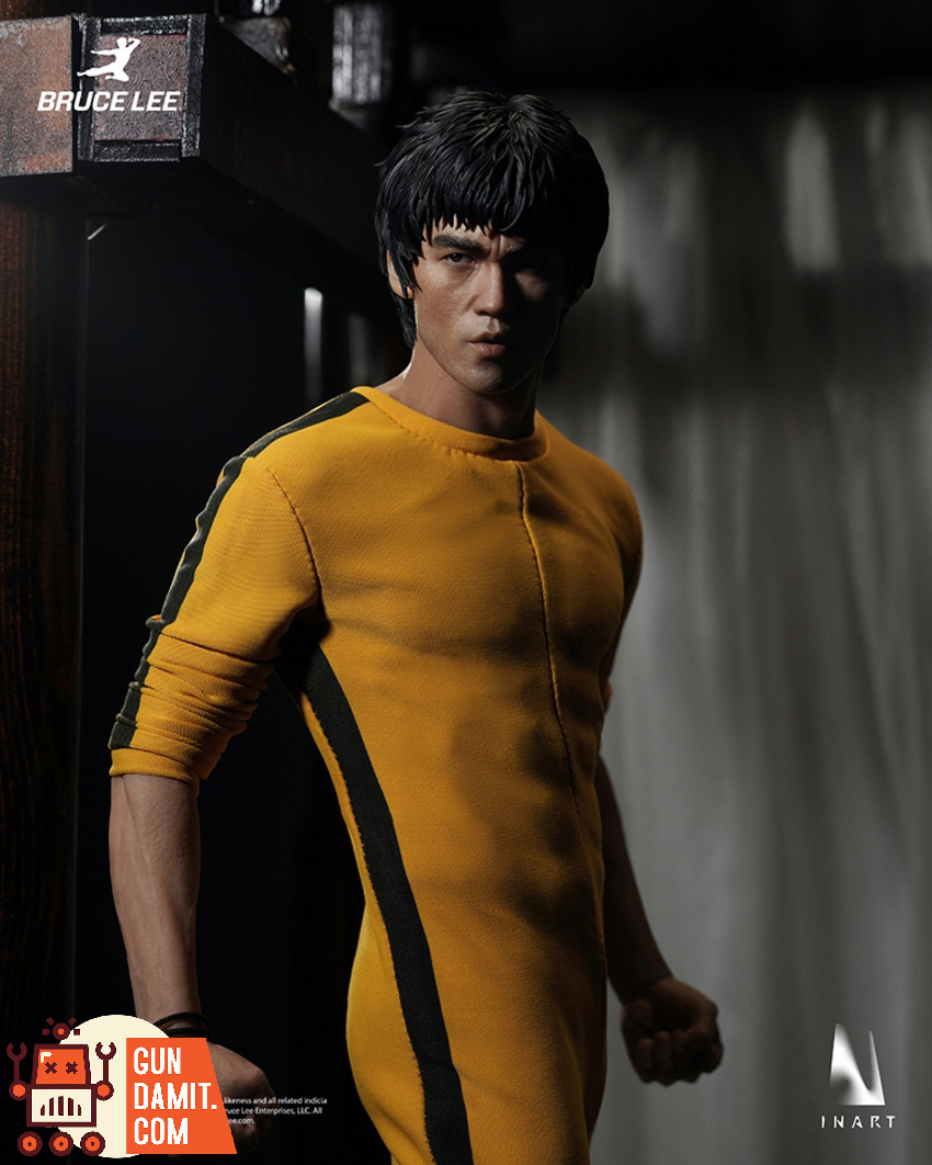 INART 1/6 Gy A043 Bruce Lee Yellow Suit Double Head Sculpt Version - View 10 INART 1/6 Gy A043 Bruce Lee Yellow Suit Double Head Sculpt Version - View 10