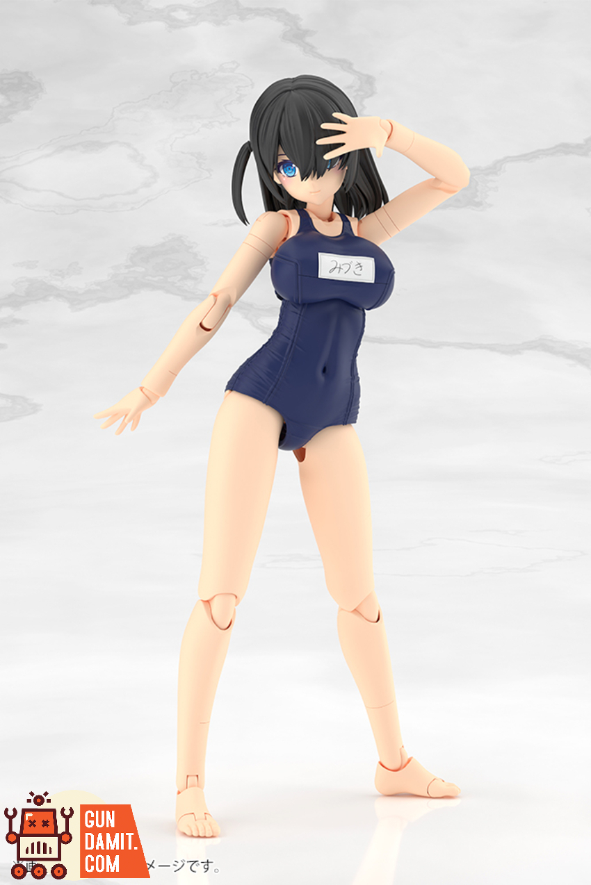 Kotobukiya FG196 Frame Arms Girl Mizuki School Swimsuits Ver. Model Kit - View 8 Kotobukiya FG196 Frame Arms Girl Mizuki School Swimsuits Ver. Model Kit - View 8