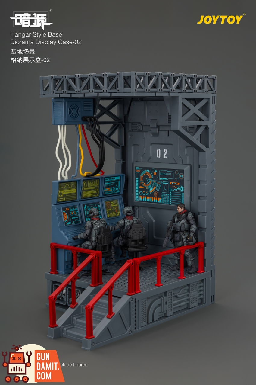 JoyToy JT04797 1/25 Dark Source Hangar-Style Base Diorama Display Case-02 - View 2 JoyToy JT04797 1/25 Dark Source Hangar-Style Base Diorama Display Case-02 - View 2