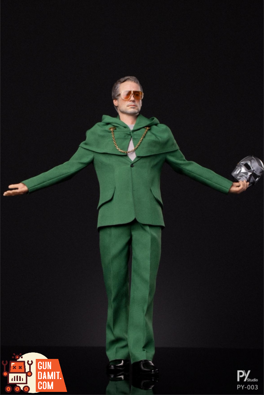 PY Studio 1/6 PY-003 Green Robe Masked Guest - View 3 PY Studio 1/6 PY-003 Green Robe Masked Guest - View 3