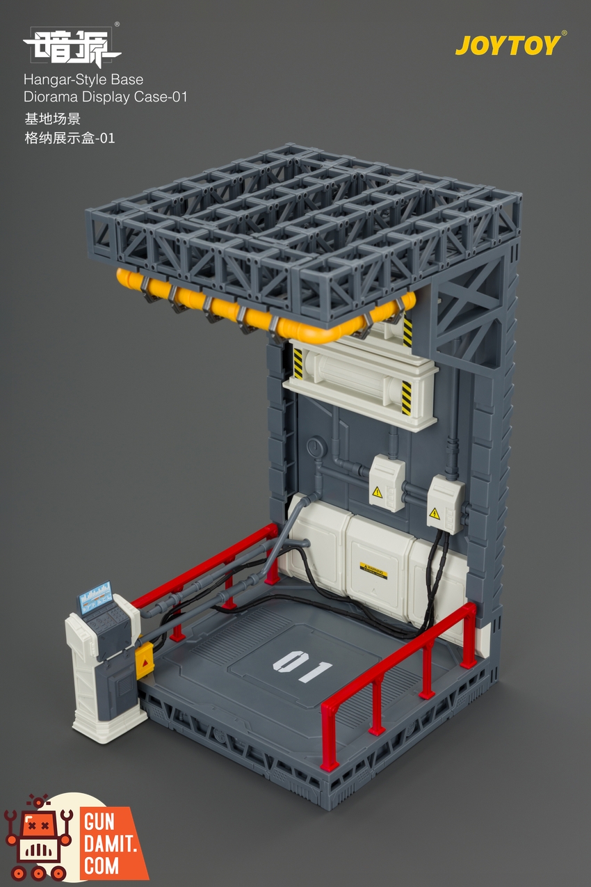 JoyToy JT04827 1/25 Dark Source Hangar-Style Base Diorama Display Case-01 - View 8 JoyToy JT04827 1/25 Dark Source Hangar-Style Base Diorama Display Case-01 - View 8