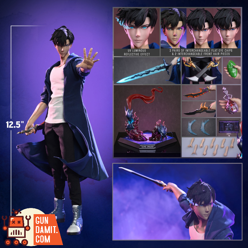 HotToys 1/6 TMS193 Solo Leveling Sung Jinwoo - View 2 HotToys 1/6 TMS193 Solo Leveling Sung Jinwoo - View 2