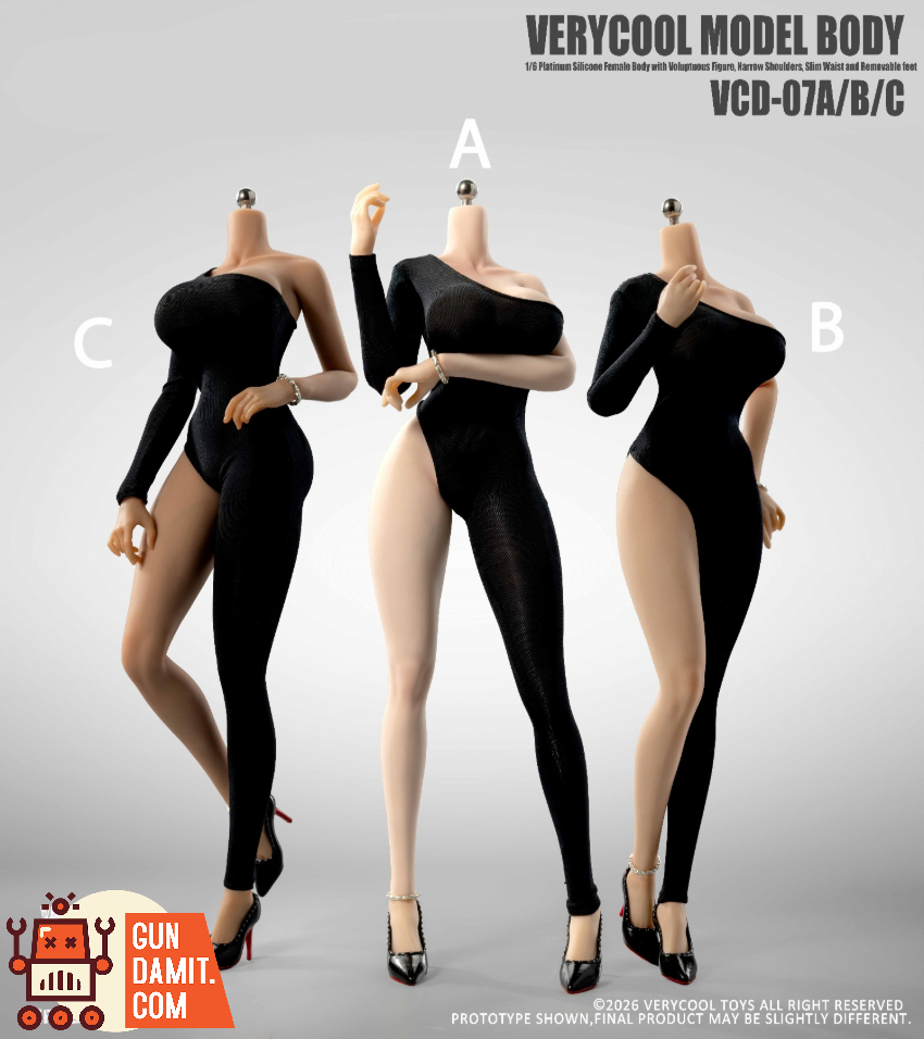 Verycool 1/6 VCD-07A No.7 Platinum Silicone Female Body Fair Complexion Ver. - View 1 Verycool 1/6 VCD-07A No.7 Platinum Silicone Female Body Fair Complexion Ver. - View 1