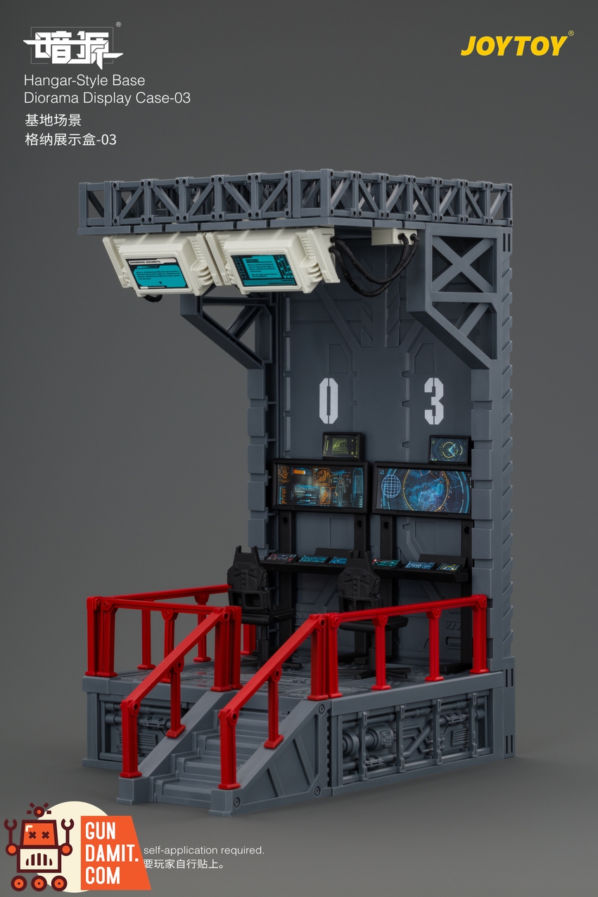 JoyToy JT04810 1/25 Dark Source Hangar-Style Base Diorama Display Case-03 - View 5 JoyToy JT04810 1/25 Dark Source Hangar-Style Base Diorama Display Case-03 - View 5