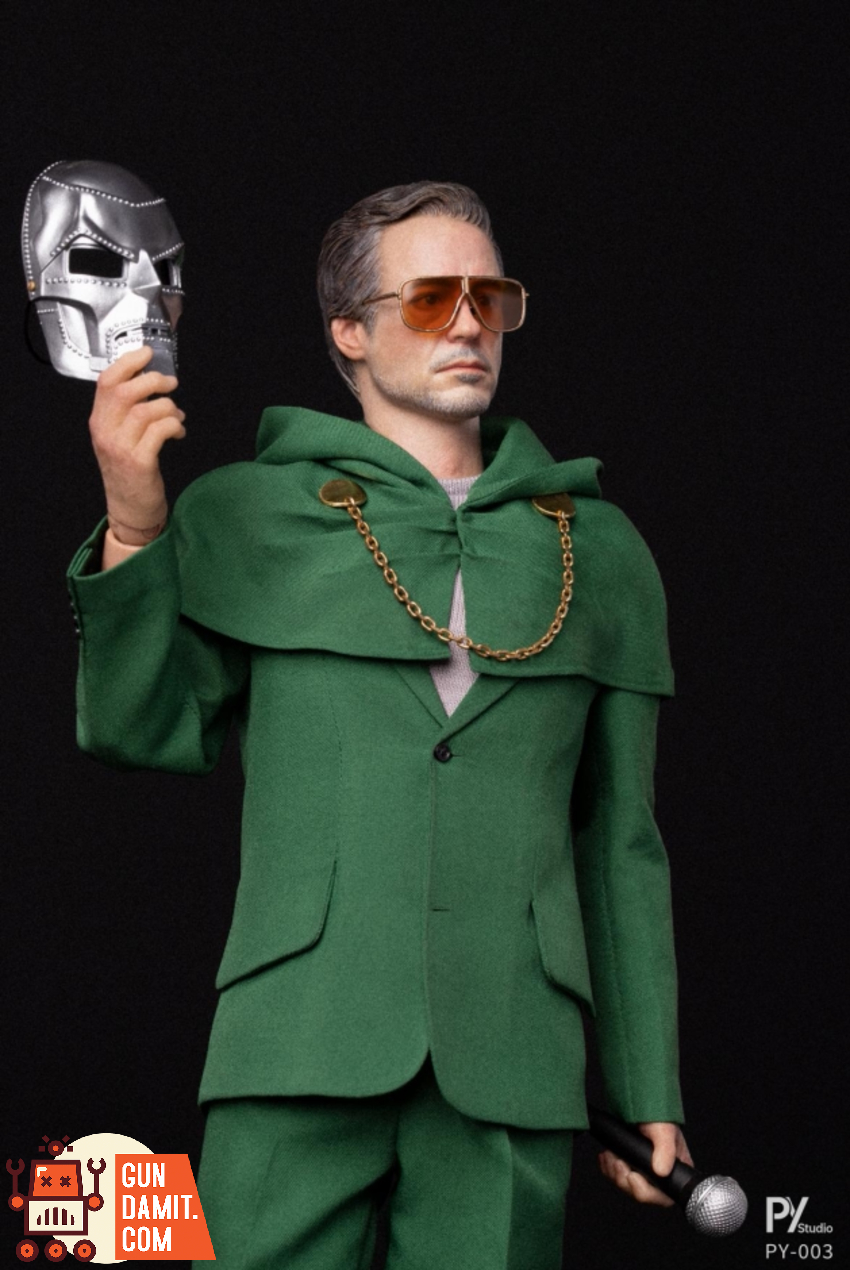 PY Studio 1/6 PY-003 Green Robe Masked Guest - View 2 PY Studio 1/6 PY-003 Green Robe Masked Guest - View 2