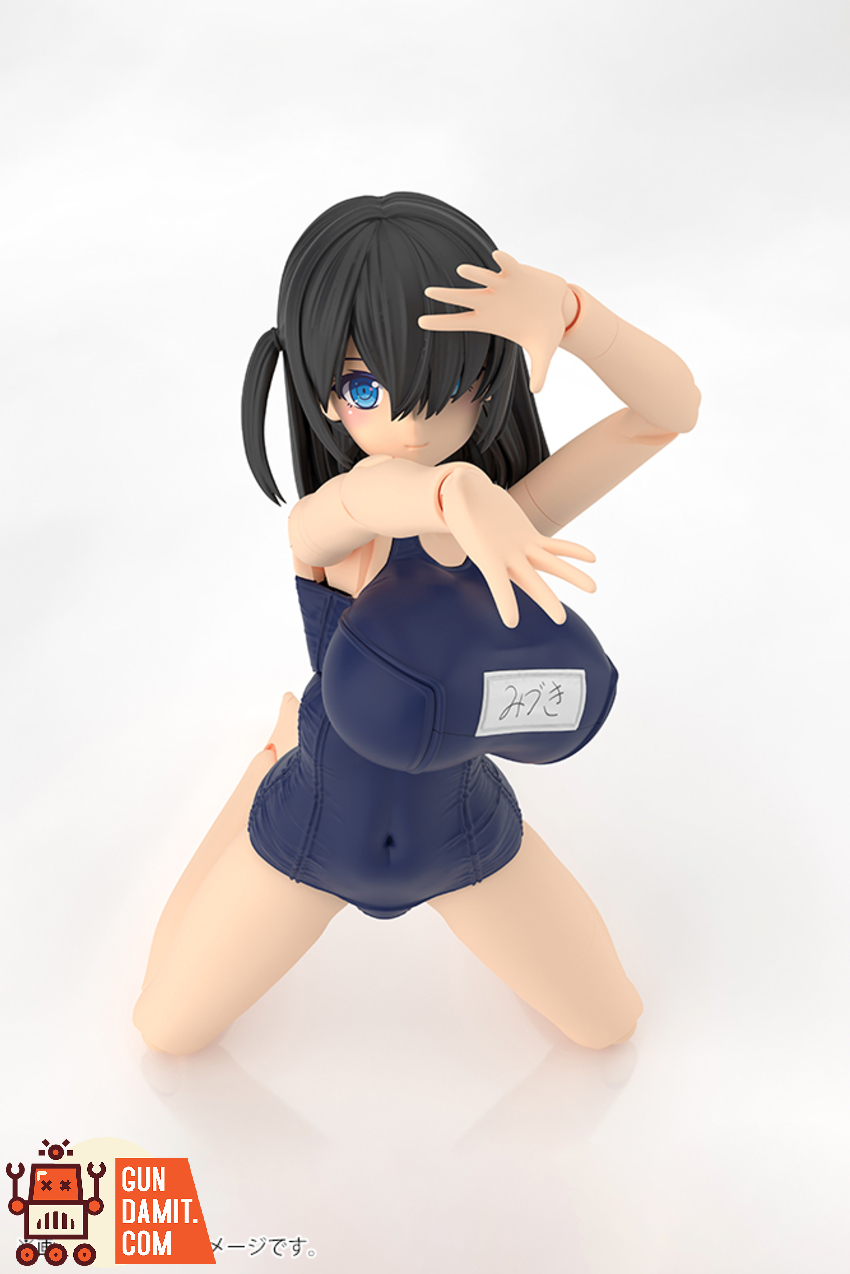 Kotobukiya FG196 Frame Arms Girl Mizuki School Swimsuits Ver. Model Kit - View 4 Kotobukiya FG196 Frame Arms Girl Mizuki School Swimsuits Ver. Model Kit - View 4