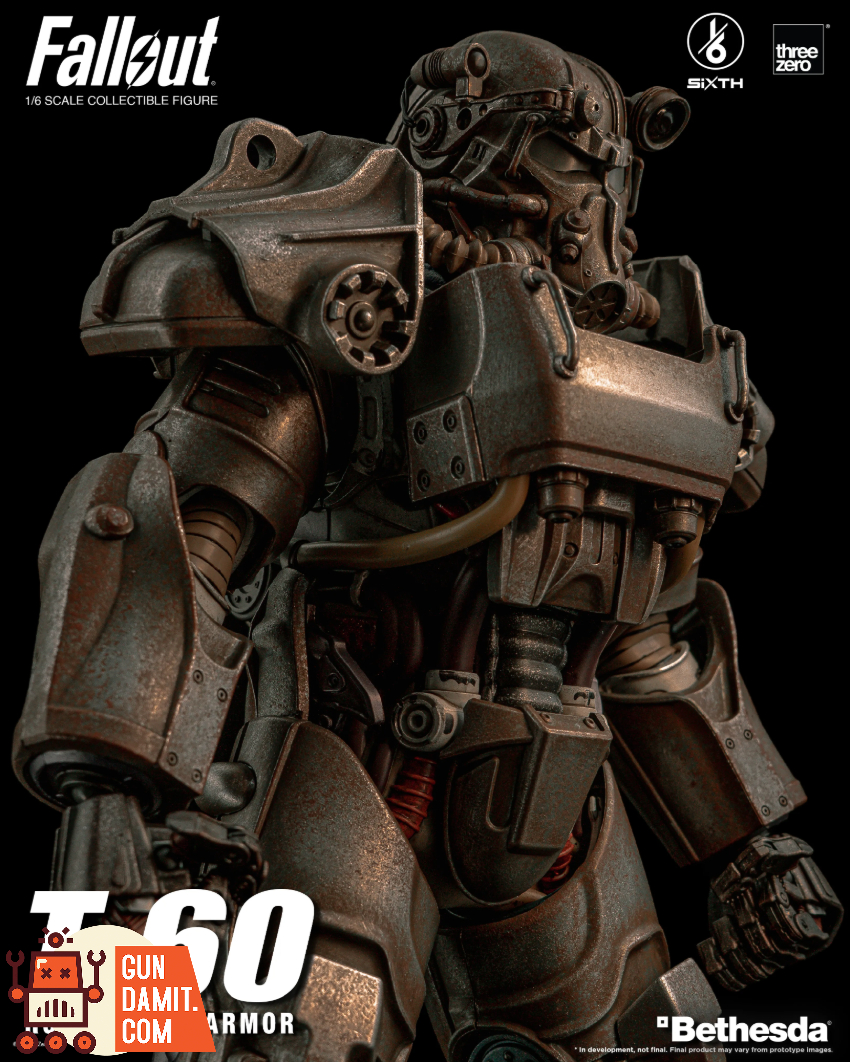 Threezero 1/6 3Z1005 Fallout T-60 Rust Power Armor - View 9 Threezero 1/6 3Z1005 Fallout T-60 Rust Power Armor - View 9