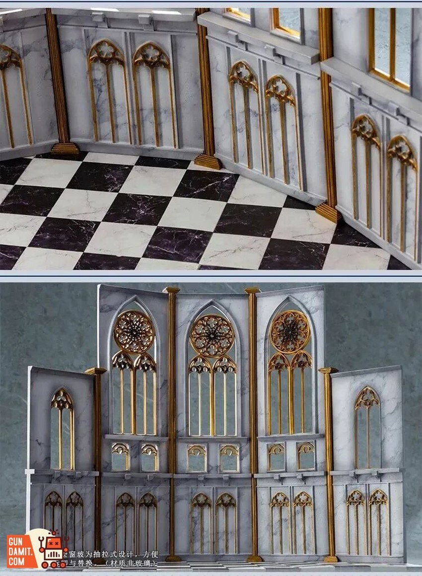 KAWA Design 1/12 Big Gothic Church Diorama for Mecha Girls Original Version - View 13 KAWA Design 1/12 Big Gothic Church Diorama for Mecha Girls Original Version - View 13