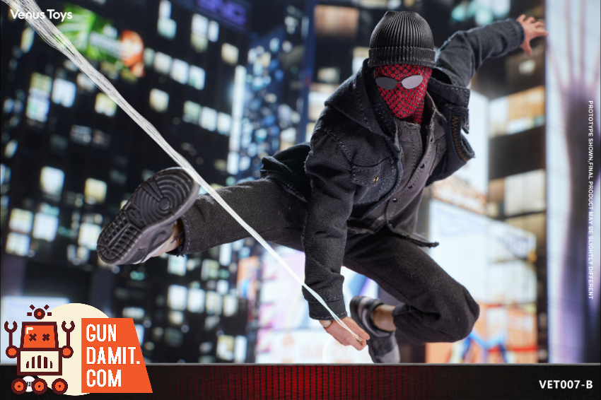 Venus Toys 1/12 VET007-B Night Vigilante Black Jacket Version - View 3 Venus Toys 1/12 VET007-B Night Vigilante Black Jacket Version - View 3