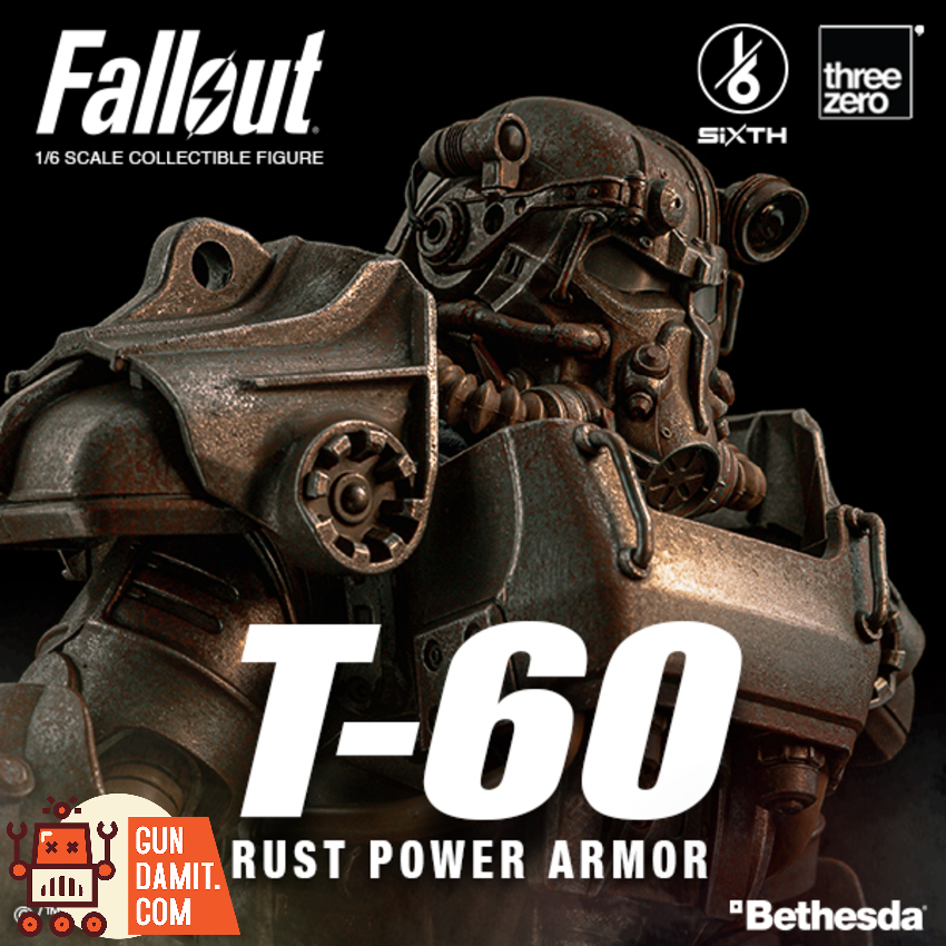 Threezero 1/6 3Z1005 Fallout T-60 Rust Power Armor - View 10 Threezero 1/6 3Z1005 Fallout T-60 Rust Power Armor - View 10
