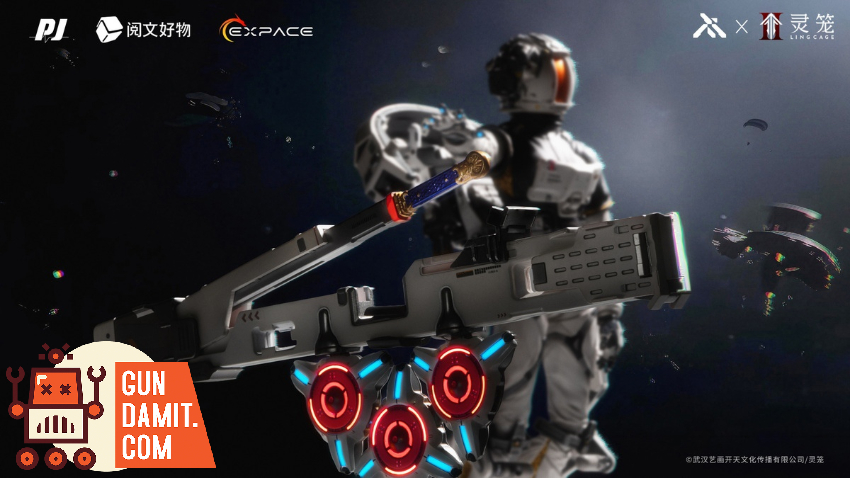 Moki Magic 1/6 MM-002 Ling Cage Bai Yuekui Extravehicular Combat Suit Deluxe Version - View 2 Moki Magic 1/6 MM-002 Ling Cage Bai Yuekui Extravehicular Combat Suit Deluxe Version - View 2