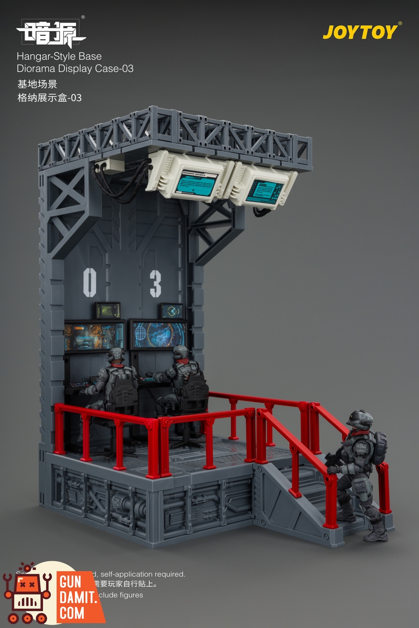JoyToy JT04810 1/25 Dark Source Hangar-Style Base Diorama Display Case-03 - View 1 JoyToy JT04810 1/25 Dark Source Hangar-Style Base Diorama Display Case-03 - View 1