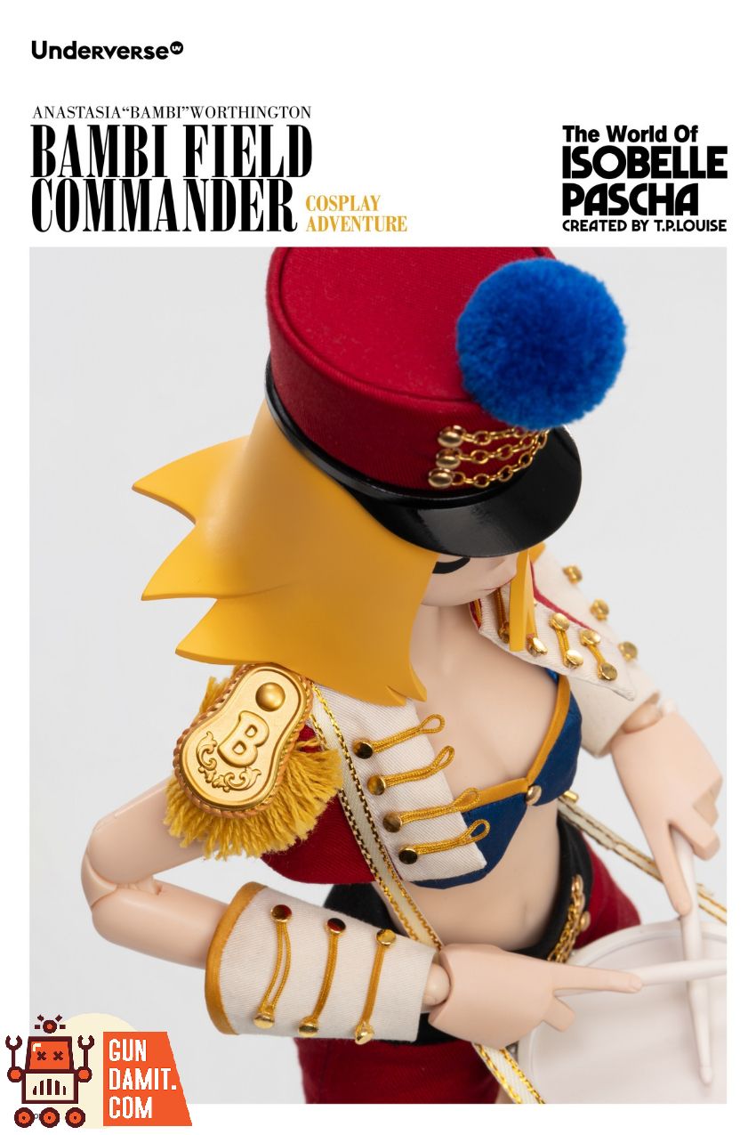 Underverse 1/6 UV202615-1 The World of Isobella Pascha Cosplay Series Field Commander Bambi - View 1 Underverse 1/6 UV202615-1 The World of Isobella Pascha Cosplay Series Field Commander Bambi - View 1