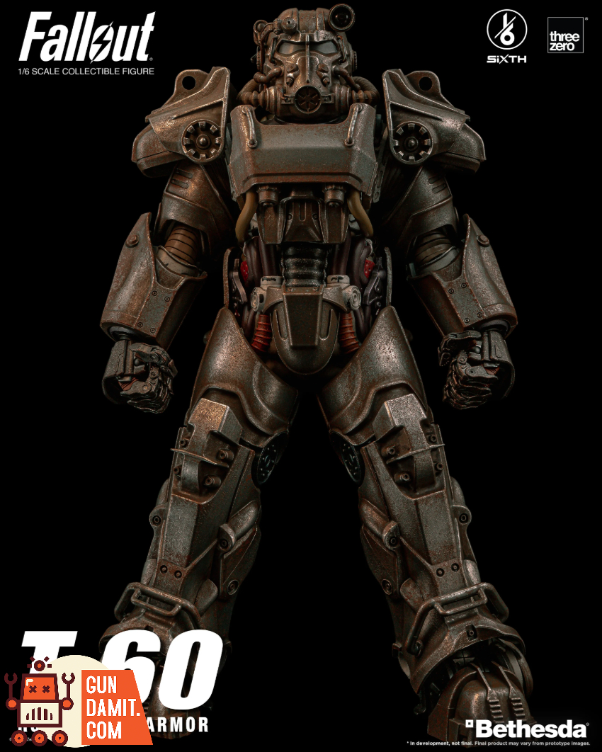 Threezero 1/6 3Z1005 Fallout T-60 Rust Power Armor - View 15 Threezero 1/6 3Z1005 Fallout T-60 Rust Power Armor - View 15
