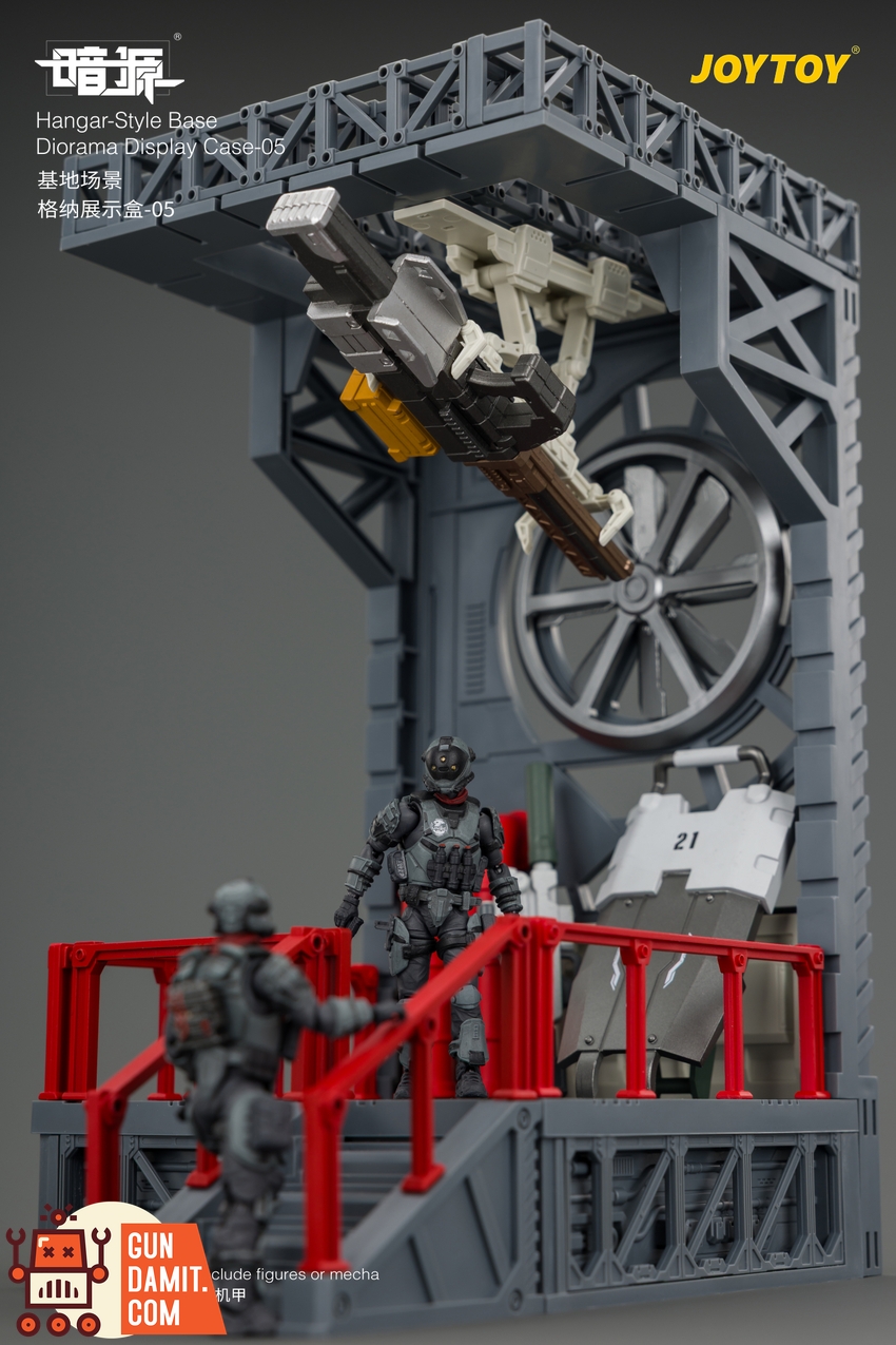 JoyToy JT04834 1/25 Dark Source Hangar-Style Base Diorama Display Case-05 - View 2 JoyToy JT04834 1/25 Dark Source Hangar-Style Base Diorama Display Case-05 - View 2