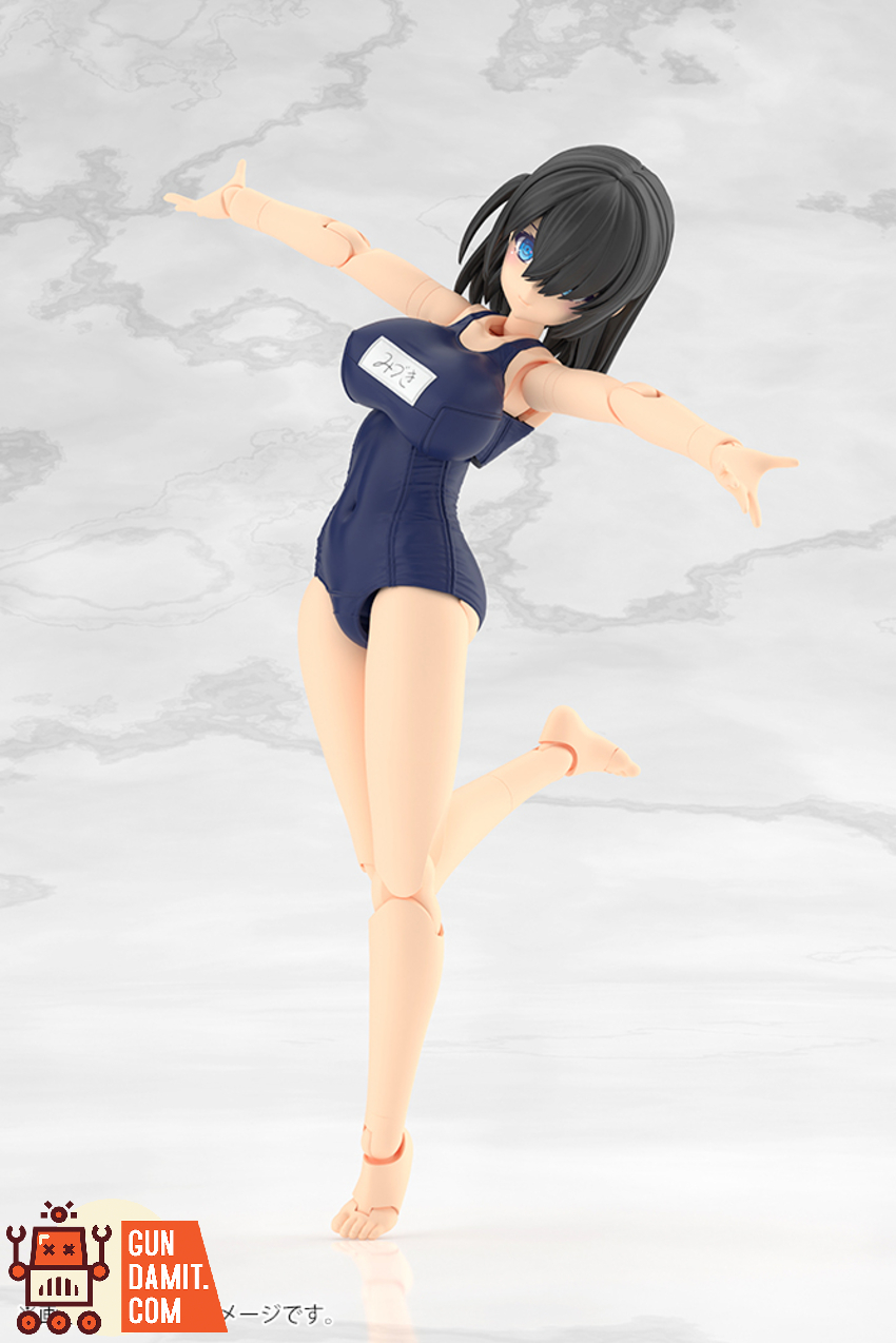Kotobukiya FG196 Frame Arms Girl Mizuki School Swimsuits Ver. Model Kit - View 2 Kotobukiya FG196 Frame Arms Girl Mizuki School Swimsuits Ver. Model Kit - View 2