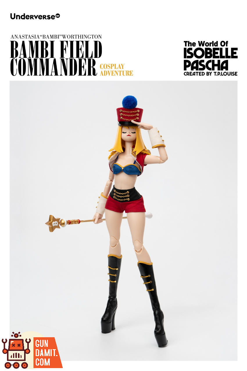 Underverse 1/6 UV202615-1 The World of Isobella Pascha Cosplay Series Field Commander Bambi - View 12 Underverse 1/6 UV202615-1 The World of Isobella Pascha Cosplay Series Field Commander Bambi - View 12