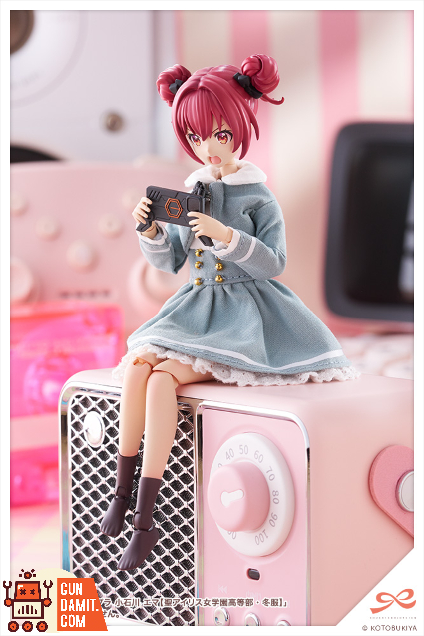 Kotobukiya JK103 KIRU PLA Emma Koishikawa St. Iris Gakuen Girls' High School Winter Clothes Model Kit - View 3 Kotobukiya JK103 KIRU PLA Emma Koishikawa St. Iris Gakuen Girls' High School Winter Clothes Model Kit - View 3