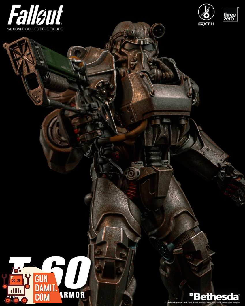 Threezero 1/6 3Z1005 Fallout T-60 Rust Power Armor - View 3 Threezero 1/6 3Z1005 Fallout T-60 Rust Power Armor - View 3