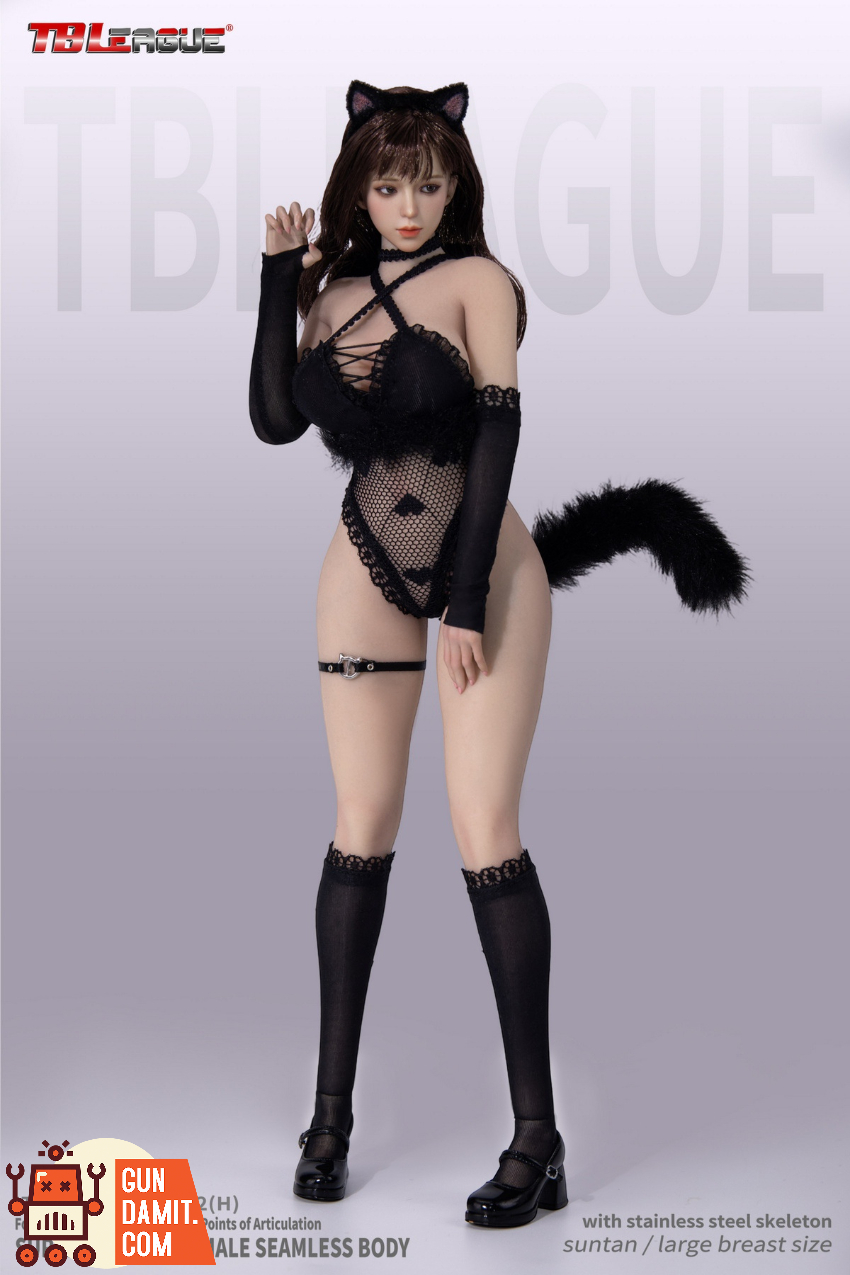 TBLeague 1/6 SR-CD02H Alluring Kitty Girl Wheat Skin (Head Sculpture Included) - View 10 TBLeague 1/6 SR-CD02H Alluring Kitty Girl Wheat Skin (Head Sculpture Included) - View 10