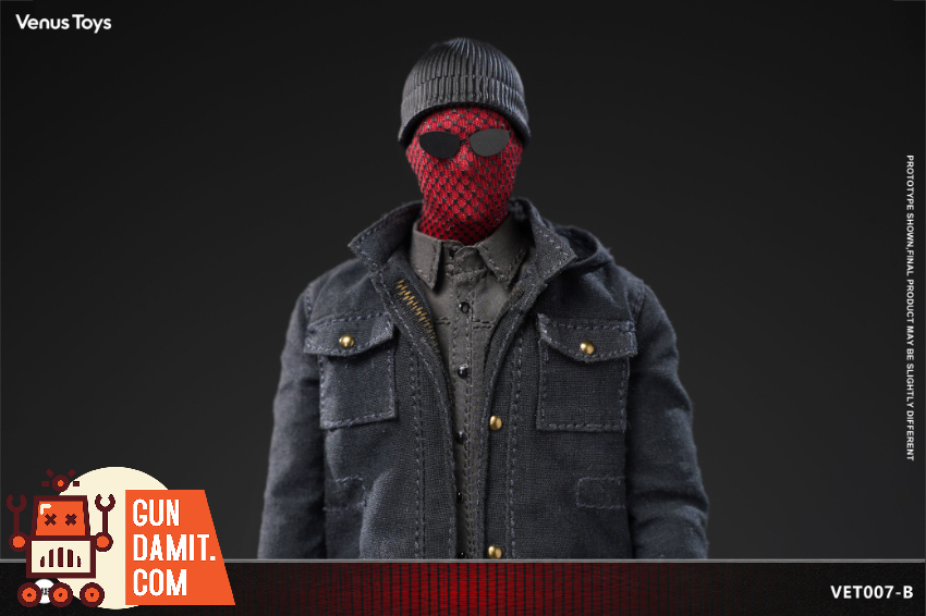 Venus Toys 1/12 VET007-B Night Vigilante Black Jacket Version - View 18 Venus Toys 1/12 VET007-B Night Vigilante Black Jacket Version - View 18