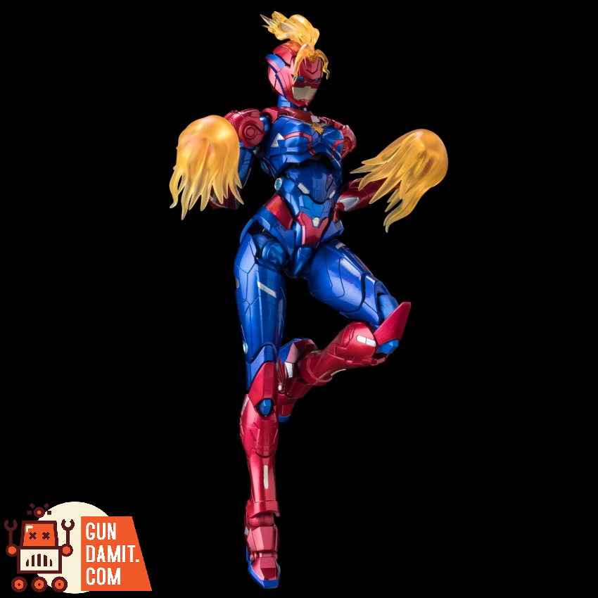 Sentinel Toys Fighting Armor Captain Marvel - View 7 Sentinel Toys Fighting Armor Captain Marvel - View 7