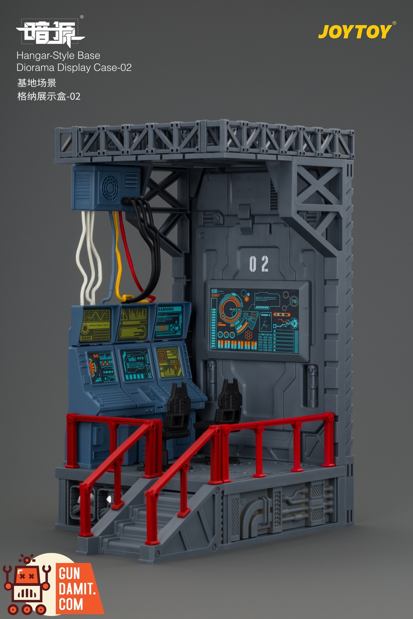 JoyToy JT04797 1/25 Dark Source Hangar-Style Base Diorama Display Case-02 - View 5 JoyToy JT04797 1/25 Dark Source Hangar-Style Base Diorama Display Case-02 - View 5