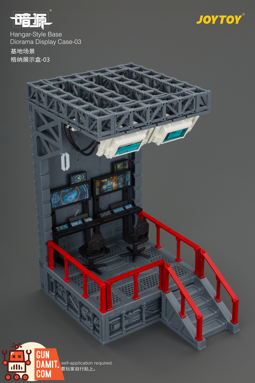 JoyToy JT04810 1/25 Dark Source Hangar-Style Base Diorama Display Case-03 - View 8 JoyToy JT04810 1/25 Dark Source Hangar-Style Base Diorama Display Case-03 - View 8