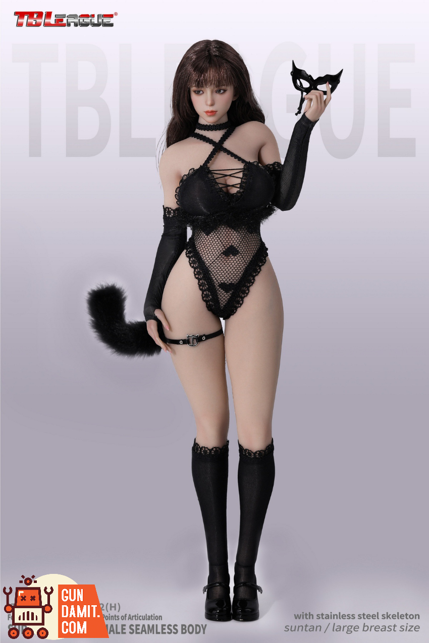 TBLeague 1/6 SR-CD02H Alluring Kitty Girl Wheat Skin (Head Sculpture Included) - View 2 TBLeague 1/6 SR-CD02H Alluring Kitty Girl Wheat Skin (Head Sculpture Included) - View 2