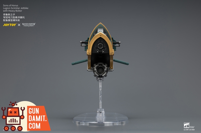 JoyToy JT04773 1/18 Warhammer The Horus Heresy Sons of Horus Legion Scimitar Jetbike with Heavy Bolter - View 6 JoyToy JT04773 1/18 Warhammer The Horus Heresy Sons of Horus Legion Scimitar Jetbike with Heavy Bolter - View 6
