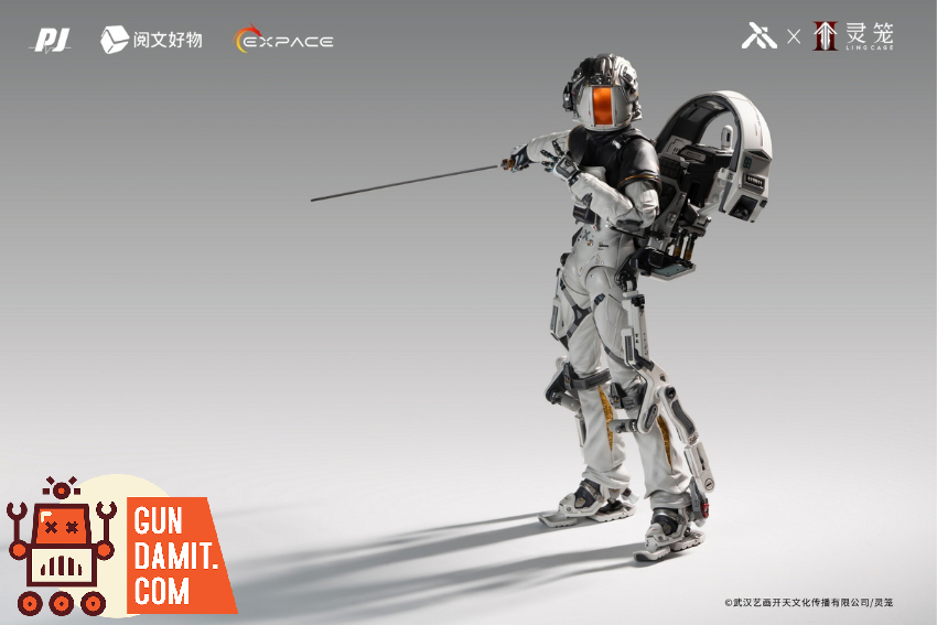 Moki Magic 1/6 MM-002 Ling Cage Bai Yuekui Extravehicular Combat Suit Deluxe Version - View 3 Moki Magic 1/6 MM-002 Ling Cage Bai Yuekui Extravehicular Combat Suit Deluxe Version - View 3