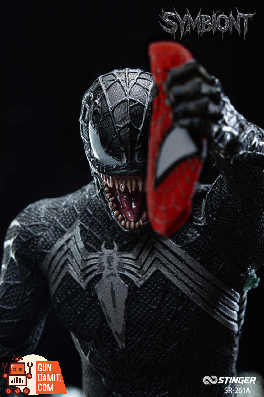 Poisin Sting Studio 1/12 SR-261A Symbiote Masked Head Version - View 1 Poisin Sting Studio 1/12 SR-261A Symbiote Masked Head Version - View 1