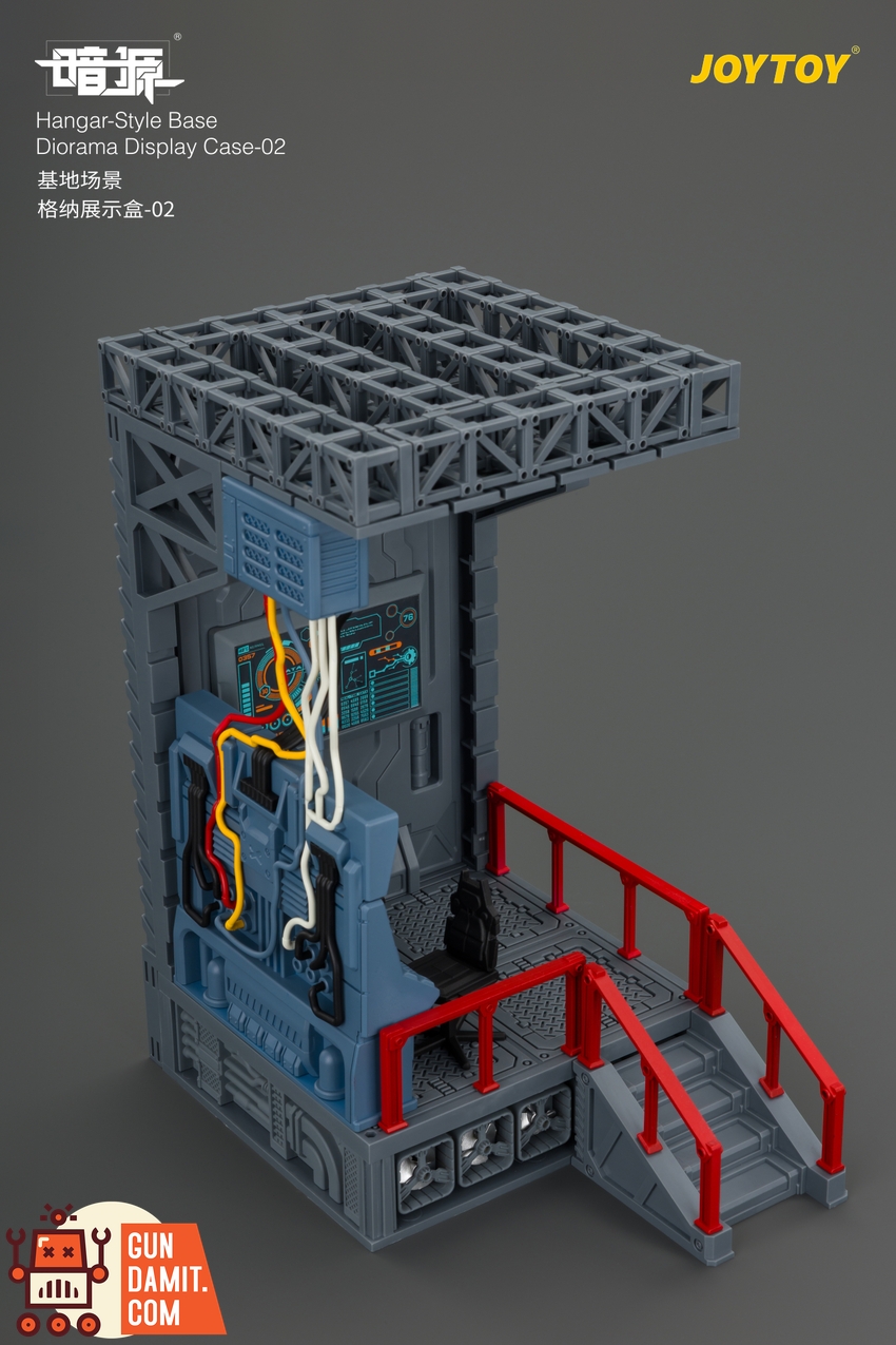 JoyToy JT04797 1/25 Dark Source Hangar-Style Base Diorama Display Case-02 - View 7 JoyToy JT04797 1/25 Dark Source Hangar-Style Base Diorama Display Case-02 - View 7