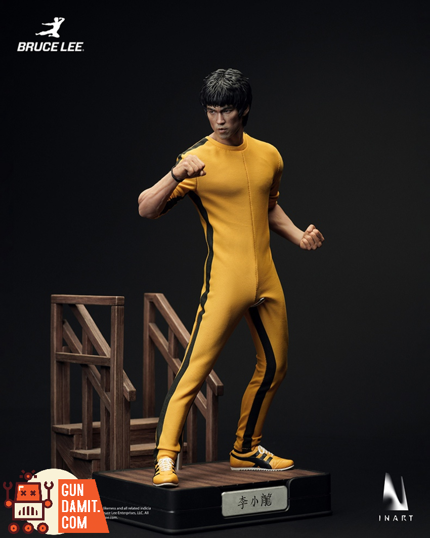 INART 1/6 Gy A043 Bruce Lee Yellow Suit Double Head Sculpt Version - View 9 INART 1/6 Gy A043 Bruce Lee Yellow Suit Double Head Sculpt Version - View 9
