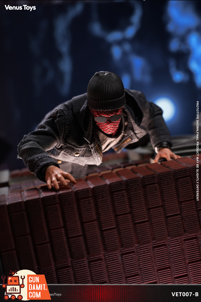 Venus Toys 1/12 VET007-B Night Vigilante Black Jacket Version - View 15 Venus Toys 1/12 VET007-B Night Vigilante Black Jacket Version - View 15