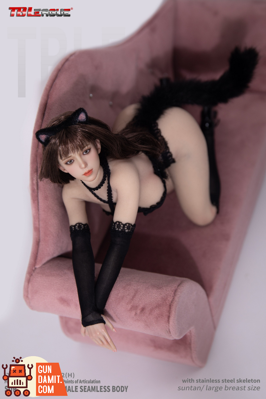 TBLeague 1/6 SR-CD02H Alluring Kitty Girl Wheat Skin (Head Sculpture Included) - View 6 TBLeague 1/6 SR-CD02H Alluring Kitty Girl Wheat Skin (Head Sculpture Included) - View 6