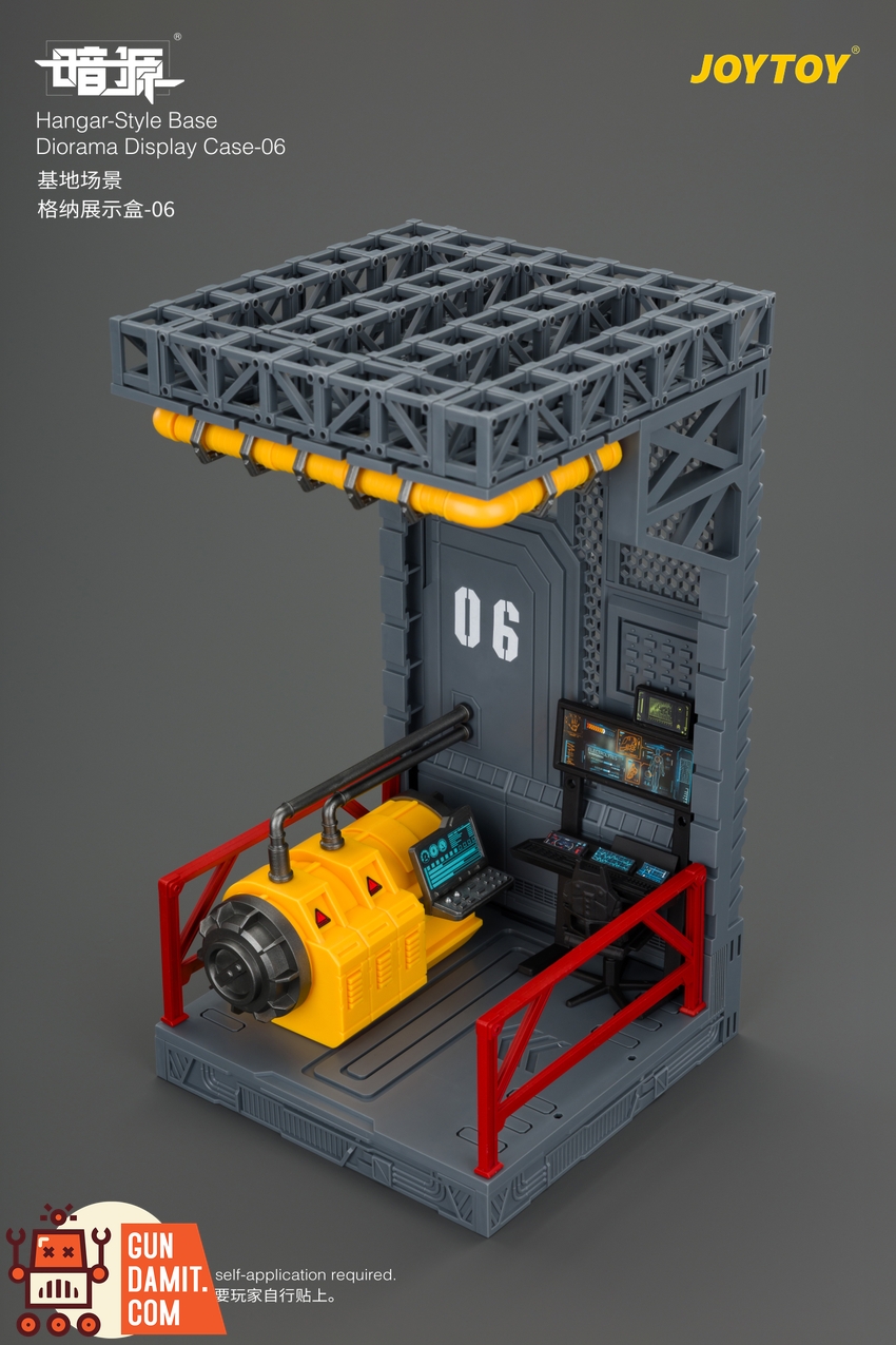 JoyToy JT04841 1/25 Dark Source Hangar-Style Base Diorama Display Case-06 - View 9 JoyToy JT04841 1/25 Dark Source Hangar-Style Base Diorama Display Case-06 - View 9