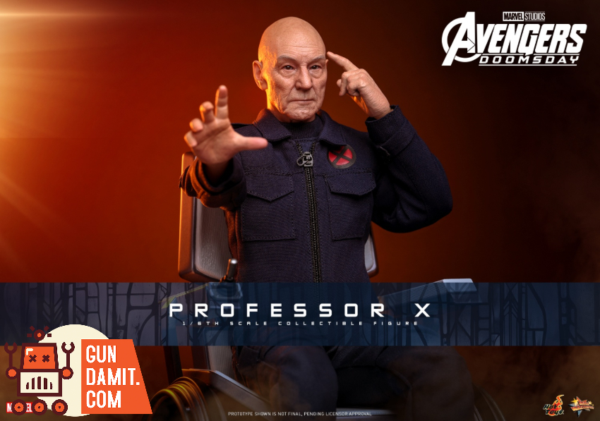Hot Toys 1/6 MMS917 Avengers: Doomsday Professor X - View 1 Hot Toys 1/6 MMS917 Avengers: Doomsday Professor X - View 1