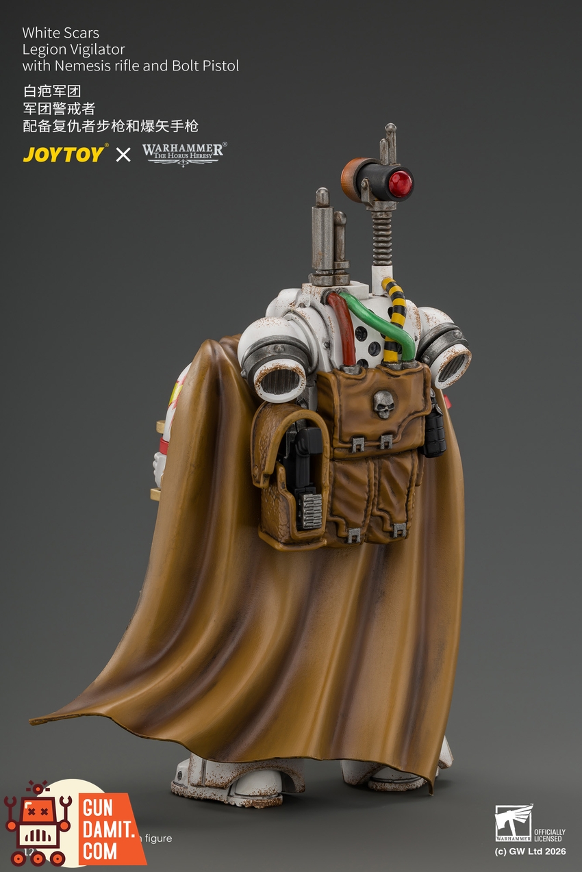 JoyToy JT04926 1/18 Warhammer The Horus Heresy White Scars Legion Vigilator with Nemesis rifle and Bolt Pistol - View 3 JoyToy JT04926 1/18 Warhammer The Horus Heresy White Scars Legion Vigilator with Nemesis rifle and Bolt Pistol - View 3