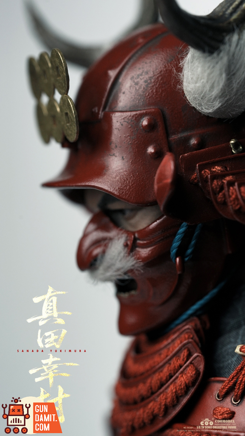 COOMODEL 1/6 RE001 Empire Era Sanada Yukimura Pure Copper Standard Ver. - View 5 COOMODEL 1/6 RE001 Empire Era Sanada Yukimura Pure Copper Standard Ver. - View 5