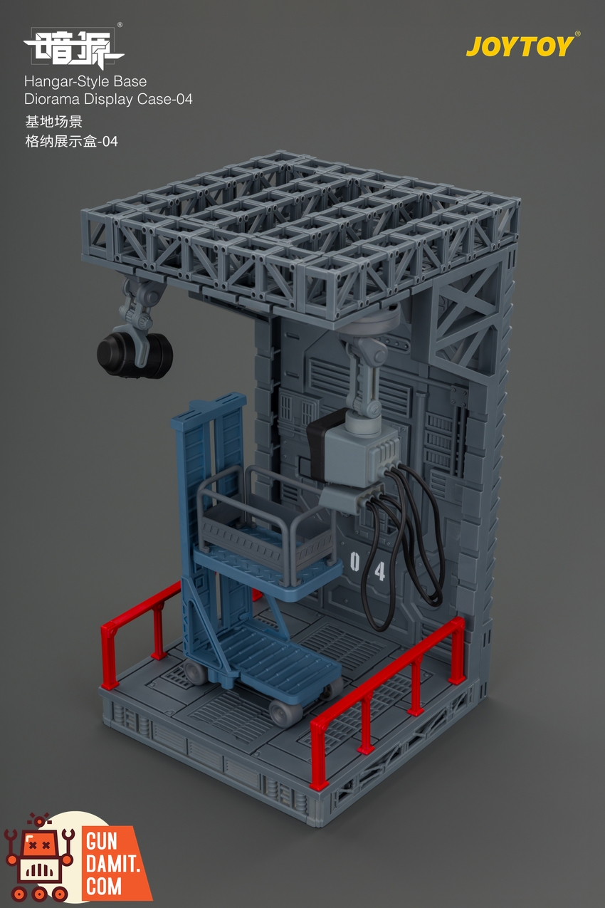 JoyToy JT04803 1/25 Dark Source Hangar-Style Base Diorama Display Case-04 - View 7 JoyToy JT04803 1/25 Dark Source Hangar-Style Base Diorama Display Case-04 - View 7