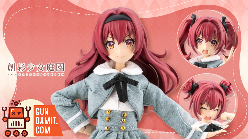 Kotobukiya JK103 KIRU PLA Emma Koishikawa St. Iris Gakuen Girls' High School Winter Clothes Model Kit - View 1 Kotobukiya JK103 KIRU PLA Emma Koishikawa St. Iris Gakuen Girls' High School Winter Clothes Model Kit - View 1