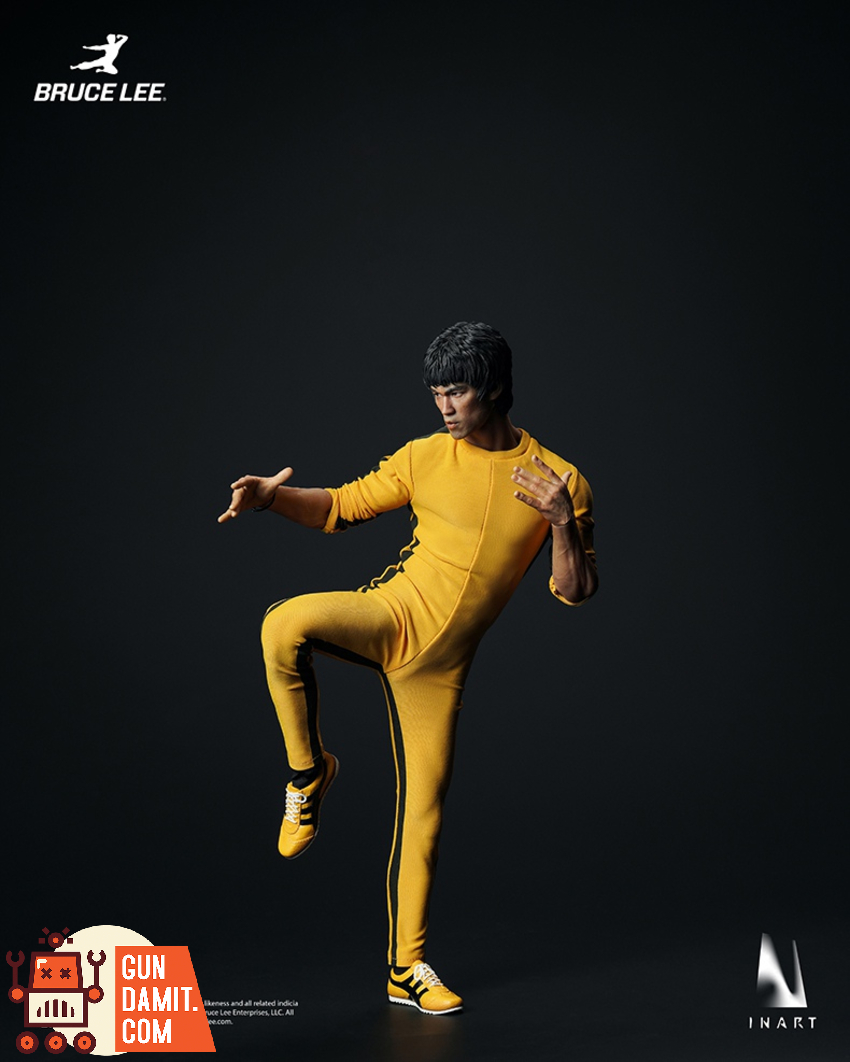 INART 1/6 Gy A043 Bruce Lee Yellow Suit Double Head Sculpt Version - View 6 INART 1/6 Gy A043 Bruce Lee Yellow Suit Double Head Sculpt Version - View 6